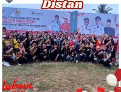 Dinas Pertanian Malinau Turut Dalam Upacara Penurunan Bendera HUT ke-80 RI di Pulau Sapi