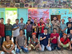 Petrus Utul, di Kukuhkan Sebagai Pimpinan Ormas Pasukan Merah /Hulu Balang Bumi Upun Taka