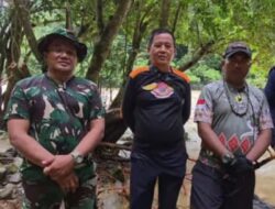 Tim Yon Zipur XVII Ananta Dharma BPN Bersama BPBD Malinau Adakan Giat Blasting Jeram Baru Sungai Bahau