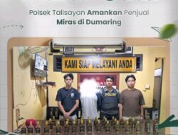 Polsek Talisayan Amankan Penjual Miras di Dumaring