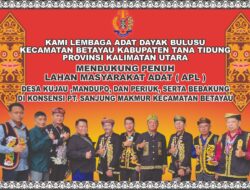 Lembaga Adat Dayak Bulusu Dukung Masyarakat Adat di Konsesi PT. Sanjung Makmur Betayau
