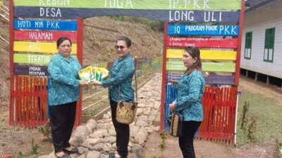 Sambut Kunjungan Tim Penggerak PKK Kecamatan Bahau Hulu Desa Long Uli Siap Tampil Maksimal di Penilaian Lomba “Aku Hatinya PKK”