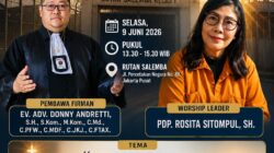 Kolaborasi Praktisi Hukum dan Rohaniwan TIM FERADI WPI Pimpin Ibadah di Rutan Salemba