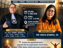 Kolaborasi Praktisi Hukum dan Rohaniwan TIM FERADI WPI Pimpin Ibadah di Rutan Salemba