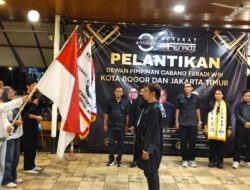 Waketum Suwanto Kalungkan Slempang, Erwin Maulana Resmi Pimpin DPC FERADI WPI Kota Bogor 2026-2031
