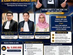 FERADI WPI Sumut Gandeng UNIVA Gelar PKPA & UPA Daring, Fasilitasi Magang Advokat di Seluruh Indonesia
