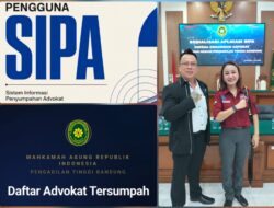 Dukung Digitalisasi Penyumpahan Advokat FERADI WPI Ikuti Sosialisasi SIPA di Pengadilan Tinggi Bandung