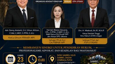 FERADI WPI dan STIH Litigasi Jalin Kerja Sama Strategis Cetak Advokat Berintegritas