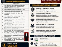 DPD FERADI WPI Banten Buka Pendaftaran Penyumpahan Advokat di Pengadilan Tinggi Banten