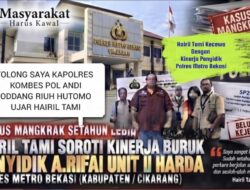 Laporan Mandek Satu Tahun di Polres Metro Bekasi Hairil Tami Minta Kapolres Benahi Kinerja Penyidik