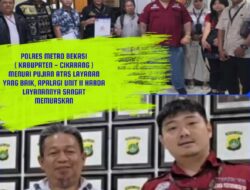 Hairil Tami dan Ketum FERADI WPI Apresiasi Polres Metro Bekasi