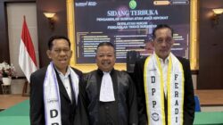 Eko Ponco Resmi Disumpah Jadi Advokat Lewat Program Beasiswa Penuh FERADI WPI di Surabaya